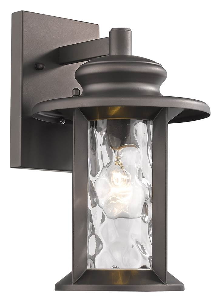 Ch2s074rb12-od1 Owen Transitional 1 Light Rubbed Bronze Outdoor Wall Sconce - 12 In.