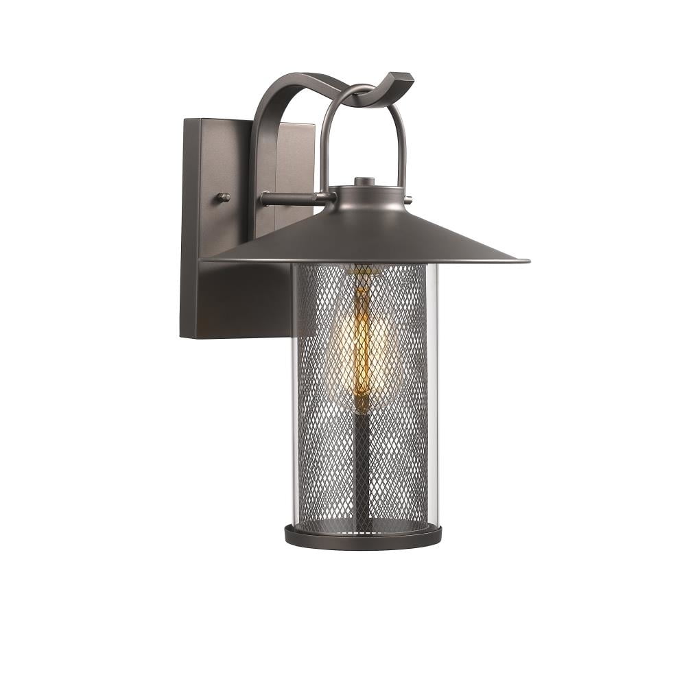 Ch2d075rb14-od1 Elijah Industrial-style 1 Light Rubbed Bronze Outdoor Wall Sconce - 14 In.