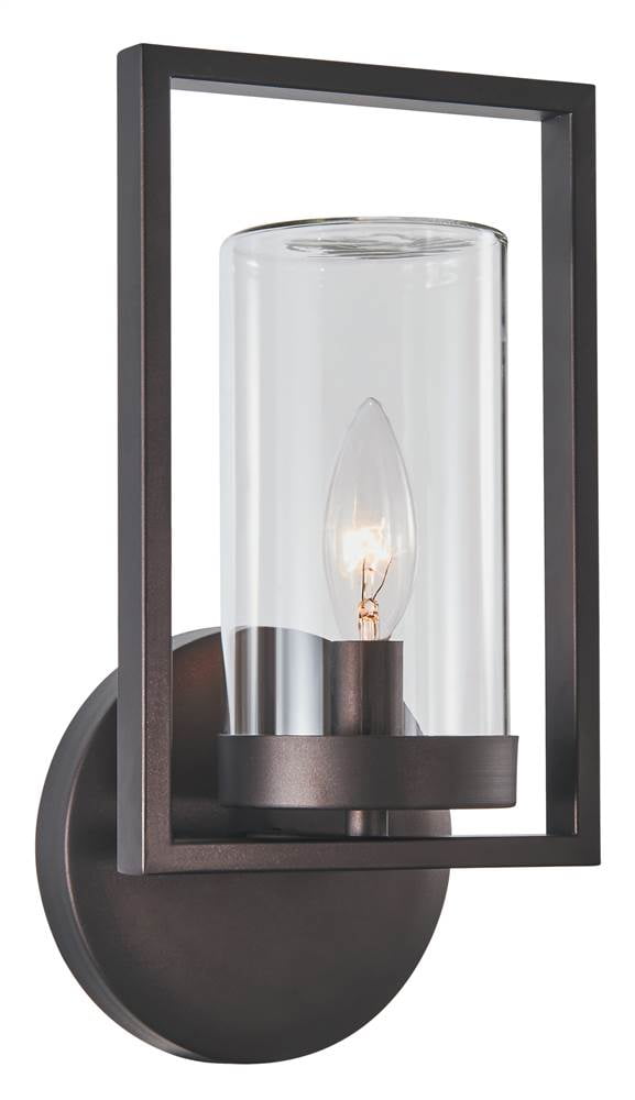 Ch2s077rb13-od1 Matthew Transitional 1 Light Rubbed Bronze Outdoor & Indoor Wall Sconce - 13 In.