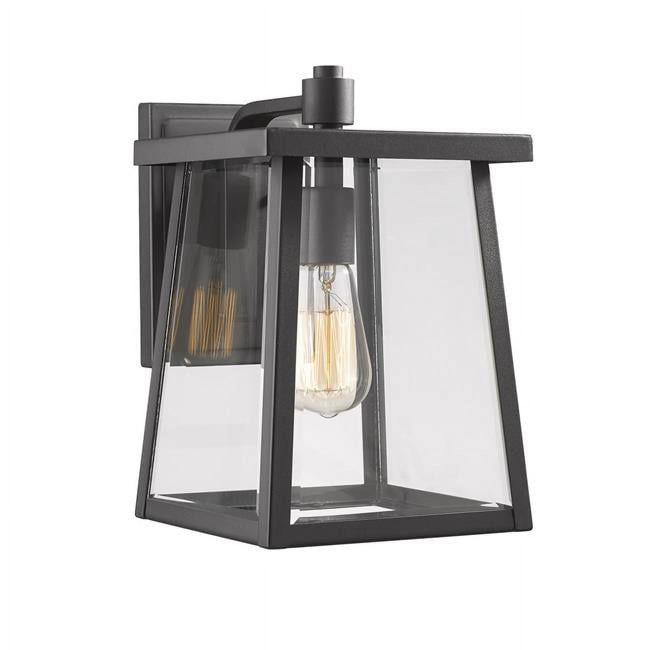 Ch2s079bk12-od1 Gabriel Transitional 1 Light Textured Black Outdoor Wall Sconce - 12 In.