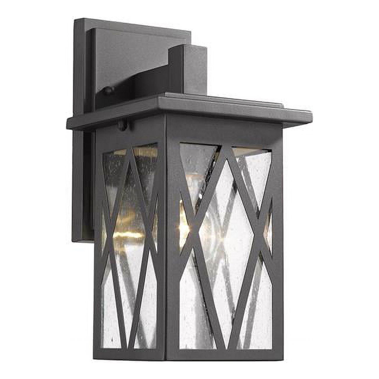 Ch2s080bk12-od1 Anthony Transitional 1 Light Textured Black Outdoor Wall Sconce - 12 In.