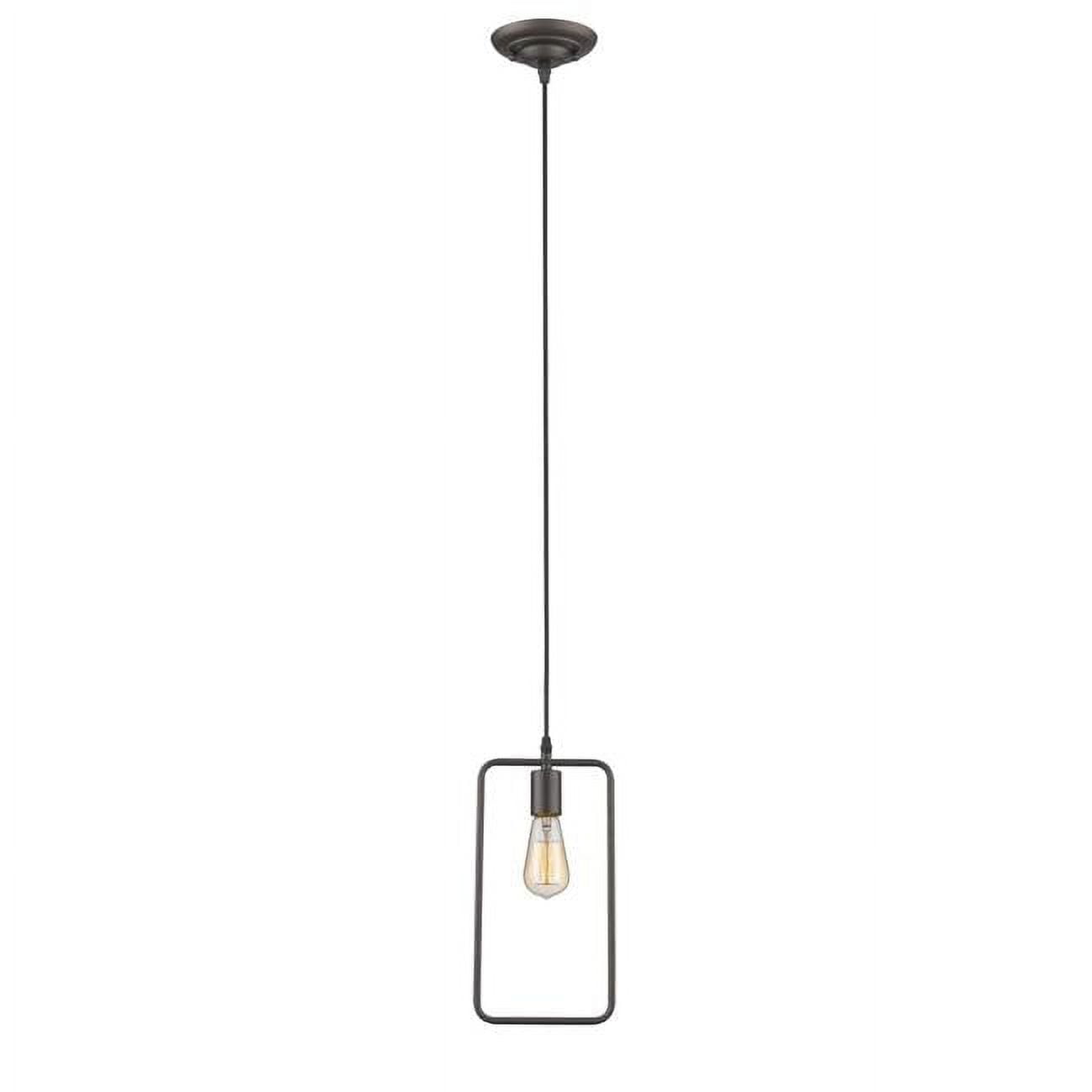 Ch2d098rb07-dp1 Ironclad Industrial-style 1 Light Rubbed Bronze Ceiling Mini Pendant - 7 In.