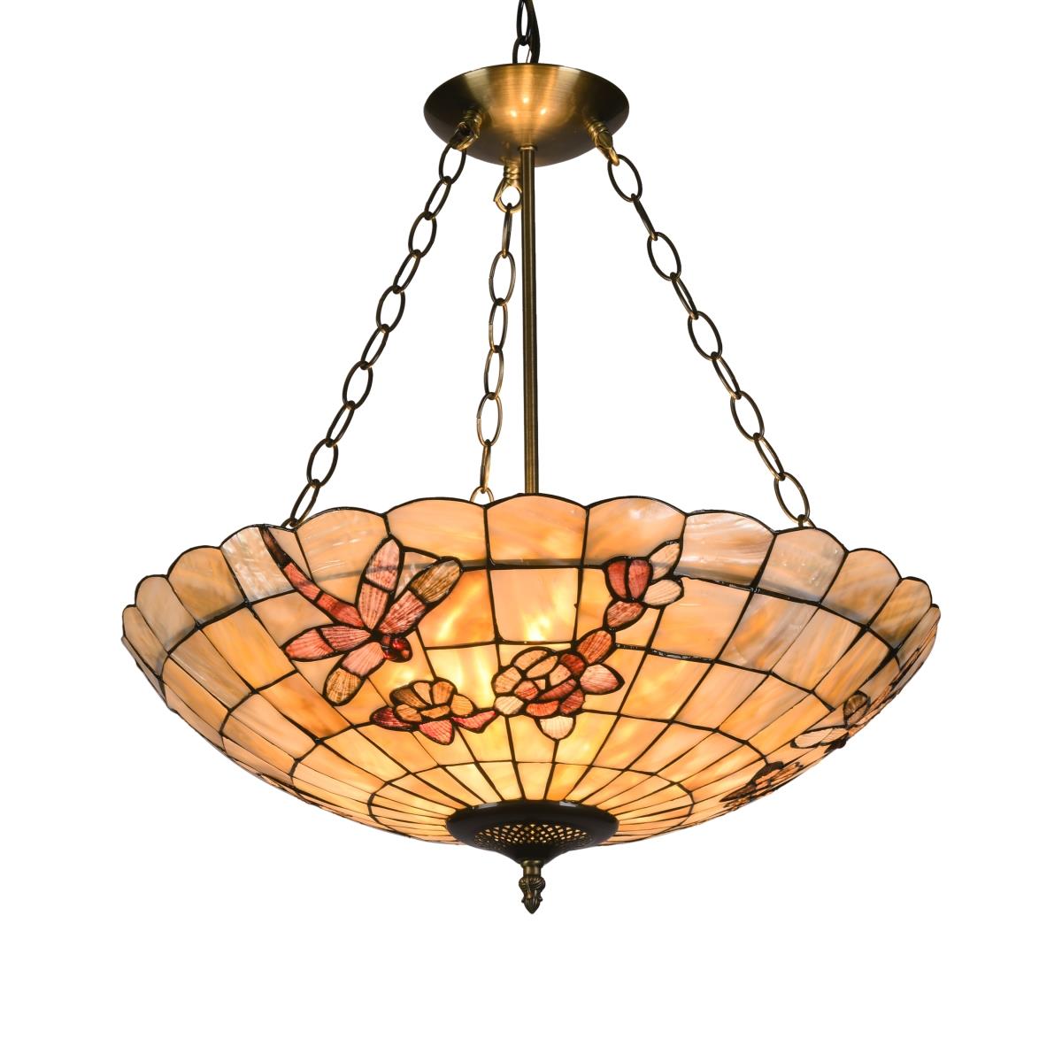 Ch3c013ab20-uh3 Nixie Mosaic 3 Light Inverted Ceiling Pendant - 20 In. Shade