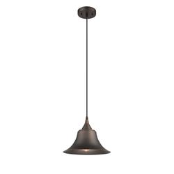 Ch2d006rb12-dp1 Ironclad Industrial 1 Light Rubbed Bronze Mini Ceiling Pendant - 11.5 In.