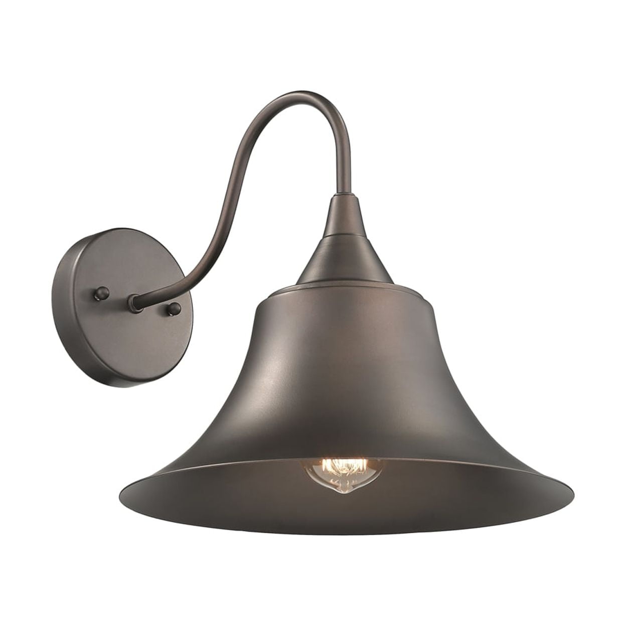 Ch2d006rb12-ws1 Ironclad Industrial 1 Light Rubbed Bronze Wall Sconce - 11.5 In.