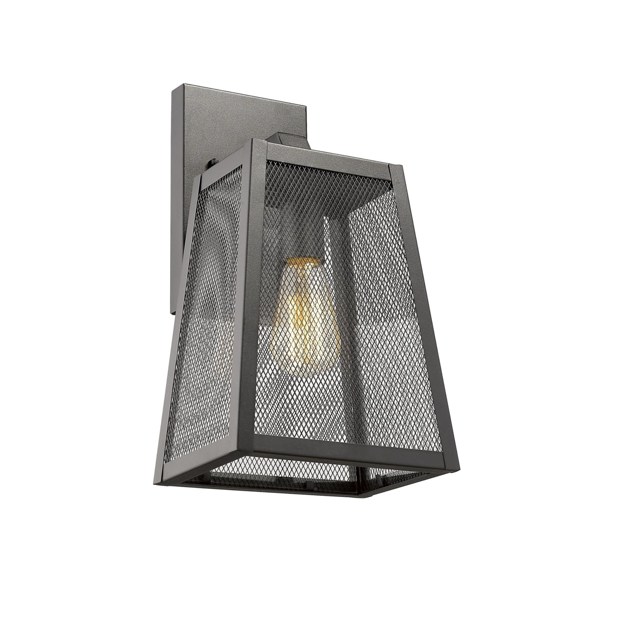 Ch2d286bk15-od1 Emerson Industrial 1 Light Textured Black Outdoor Wall Sconce - 15 In.