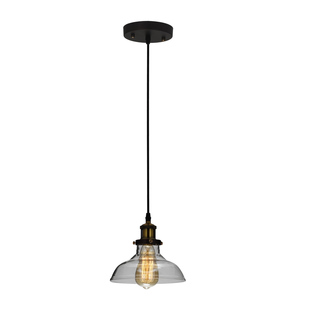 Ch6d802rb08-dp1 Cadman Industrial 1 Light Oil Rubbed Bronze Ceiling Pendant - 8 In.