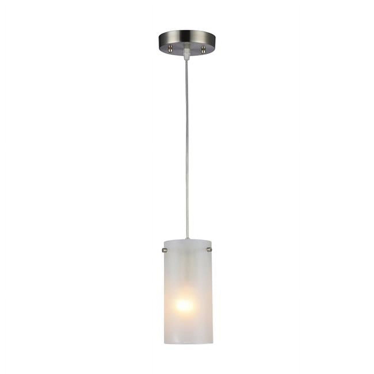 Ch28068bn04-dp1 4 In. Wide Ulla Transitional 1 Light Brushed Nickel Mini Pendant