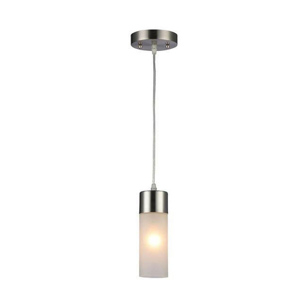 Ch28069bn03-dp1 3 In. Wide Ulla Transitional 1 Light Brushed Nickel Mini Pendant
