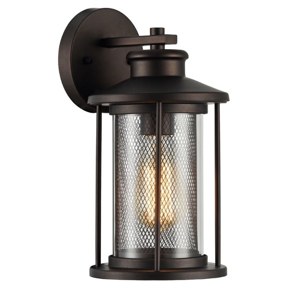 Ch22071rb11-od1 11 In. Tall Crichton Transitional 1 Light Rubbed Bronze Outdoor Wall Sconce