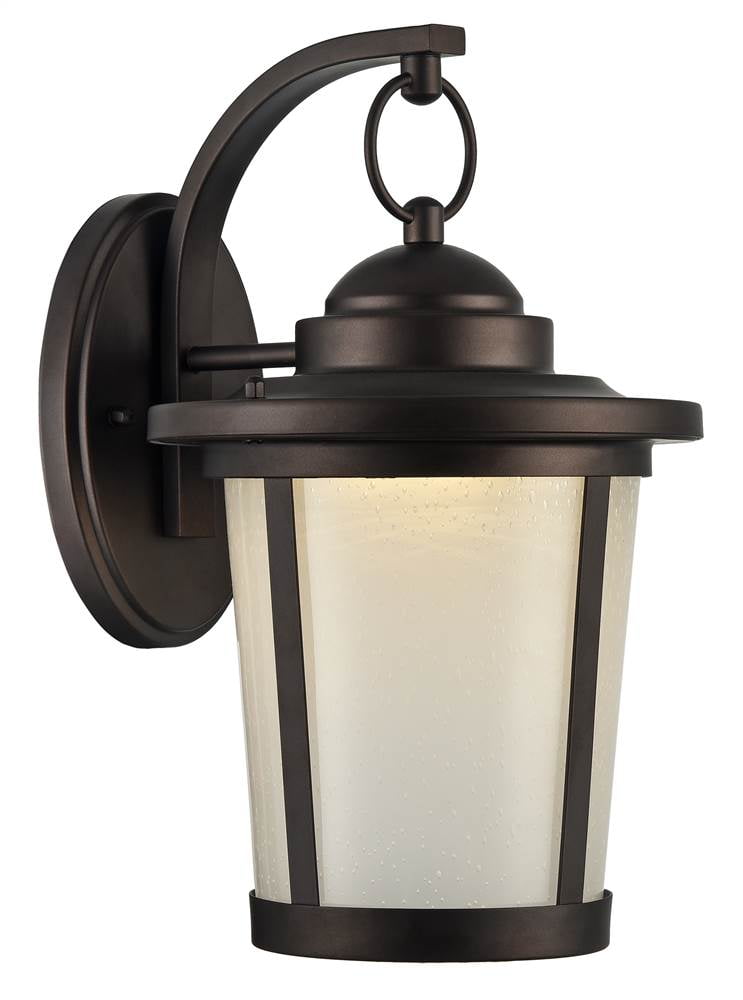 Ch22l67rb13-od1 13 In. Tall Abbington Transitional Led Rubbed Bronze Outdoor Wall Sconce
