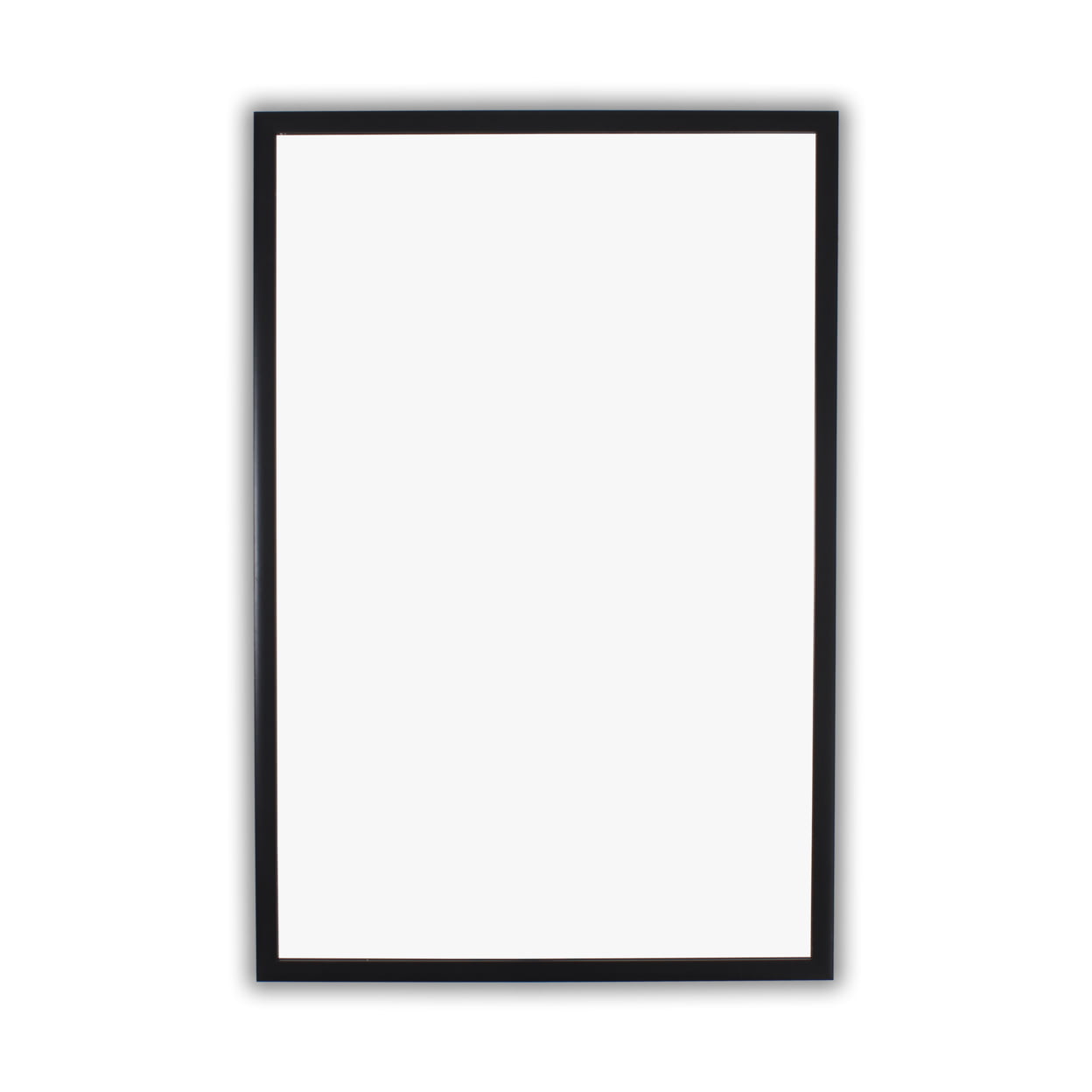 CH8M003LM32-FRT 36 in. Reflection Rectangular Framed Wall Mirror, Textured Black