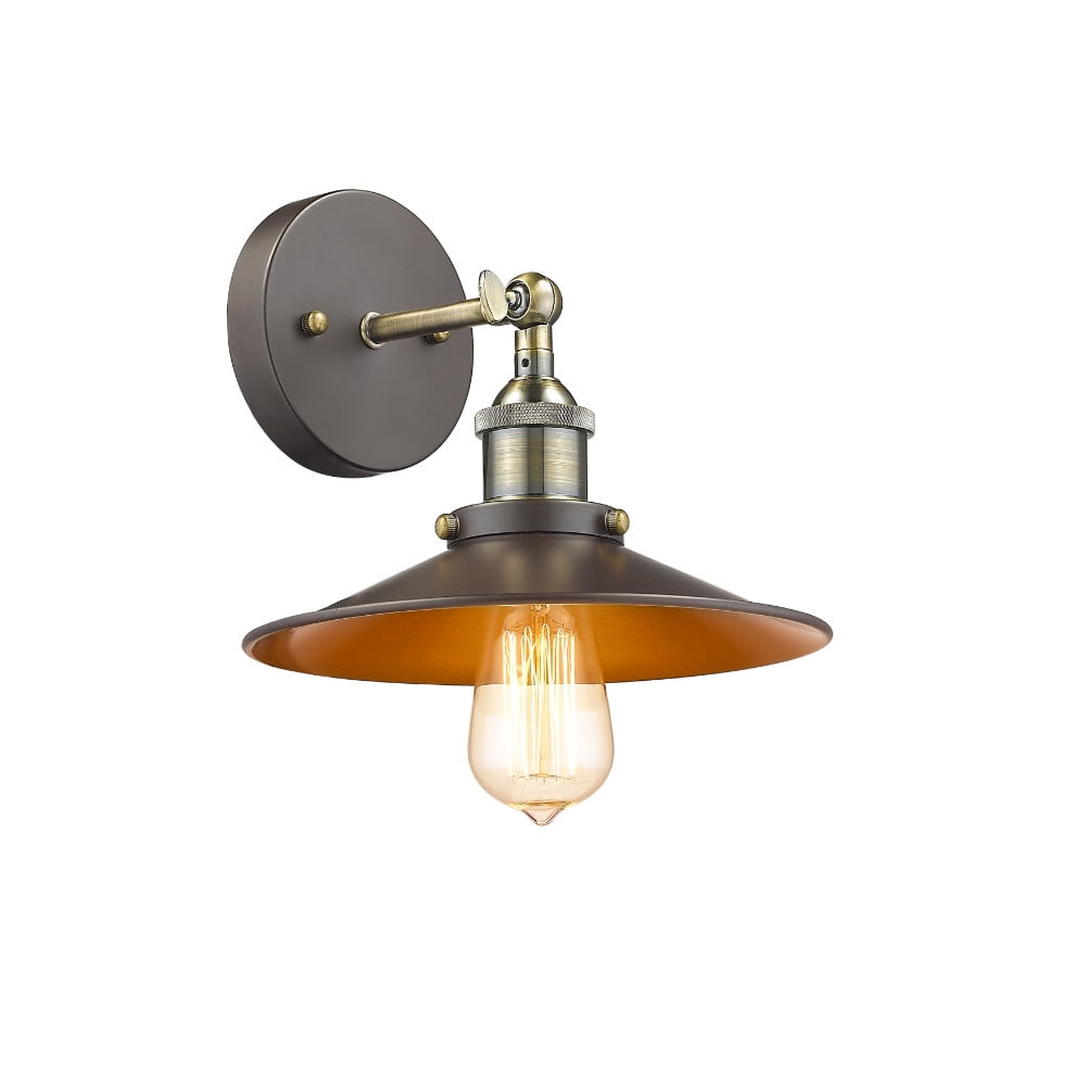 Ch57012rb09-ws1 9 In. Lighting Ironclad Industrial-style 1 Light Wall Sconce - Oil Rubbed Bronze