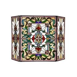 UPC 840298510825 product image for CH3F200GV44-GFS 45 in. Innes Tiffany-Style Folding Mission Fireplace Screen, | upcitemdb.com