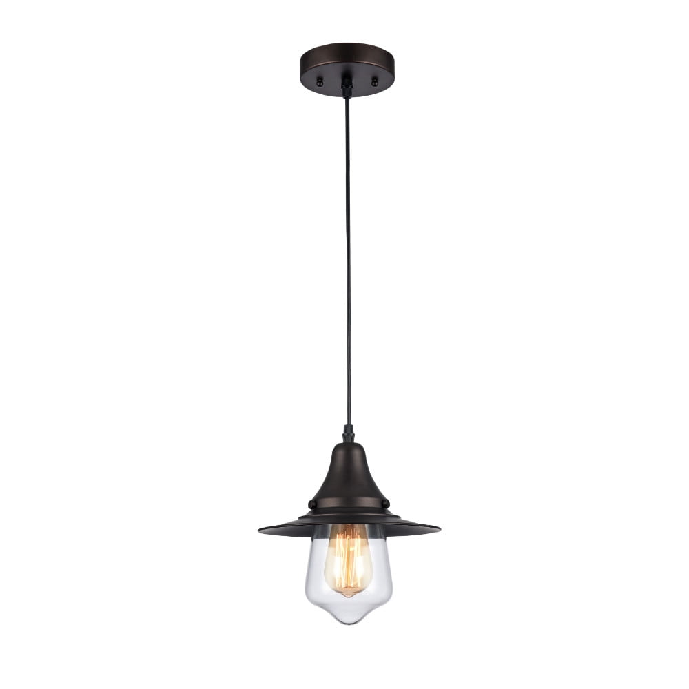 Ch58054rb09-dp1 9 In. Shade Lighting Manette Industrial-style 1 Light Ceiling Mini Pendant - Oil Rubbed Bronze