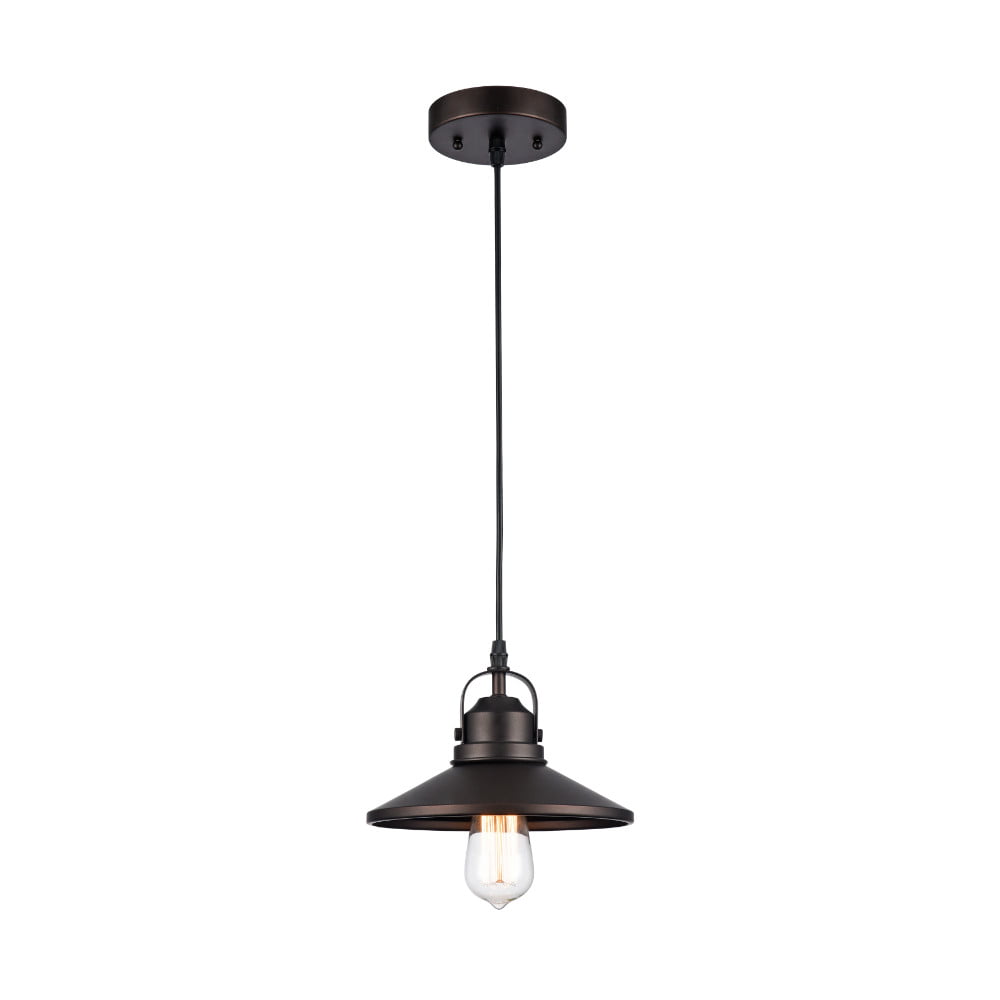 Ch58050rb09-dp1 9 In. Shade Lighting Ironclad Industrial-style 1 Light Ceiling Mini Pendant - Oil Rubbed Bronze