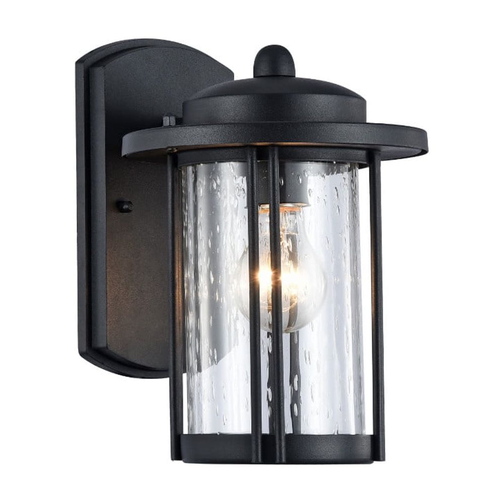 Ch22059bk11-od1 11 In. Lighting Dolan Transitional 1 Light Black Outdoor Wall Sconce - Textured Black