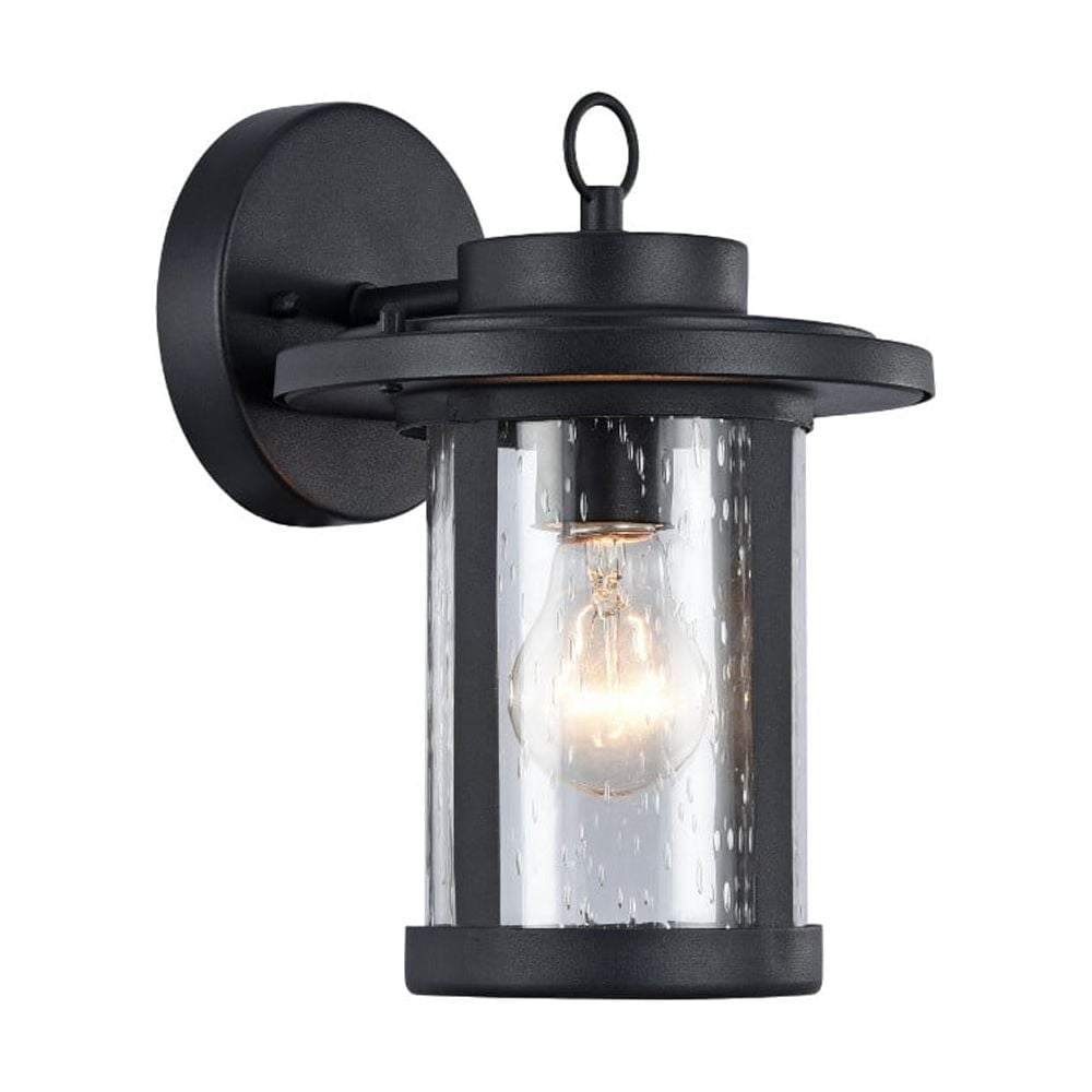 Ch22060bk10-od1 10 In. Lighting Vaxcel Transitional 1 Light Black Outdoor Wall Sconce - Textured Black
