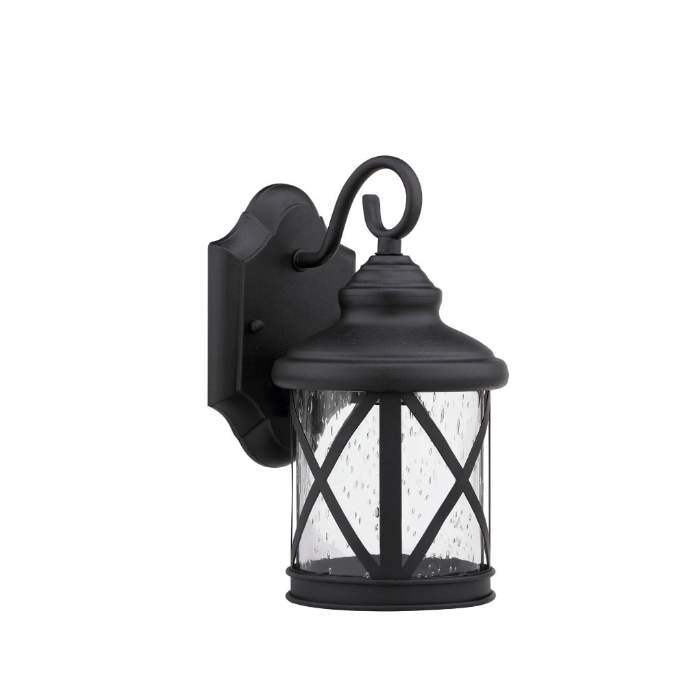 Ch25041bk11-od1 11 In. Lighting Milania Adora Transitional 1 Light Black Outdoor Wall Sconce - Textured Black
