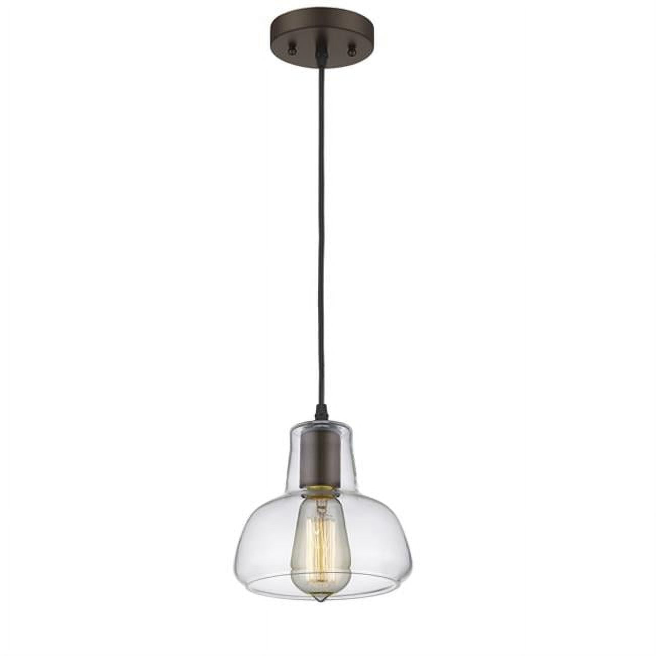 Ch58011cl07-dp1 7 In. Shade Lighting Ironclad Industrial-style 1 Light Rubbed Bronze Ceiling Mini Pendant - Oil Rubbed Bronze