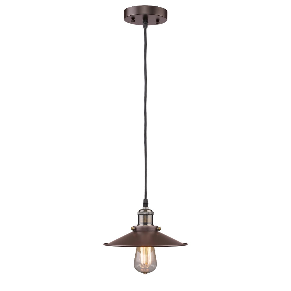 Ch58012rb09-dp1 9 In. Shade Lighting Butler Industrial-style 1 Light Rubbed Bronze Ceiling Mini Pendant - Oil Rubbed Bronze