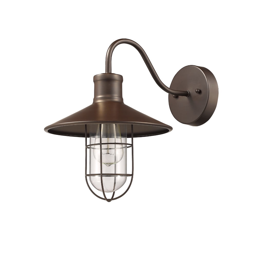 Ch57043rb11-ws1 11 In. Lighting Ironclad Industrial-style 1 Light Rubbed Bronze Wall Sconce - Oil Rubbed Bronze