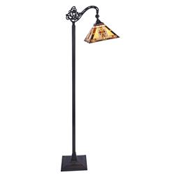 Ch33291ms11-rf1 Gode Tiffany-style 1 Light Reading Floor Lamp - 11 In.