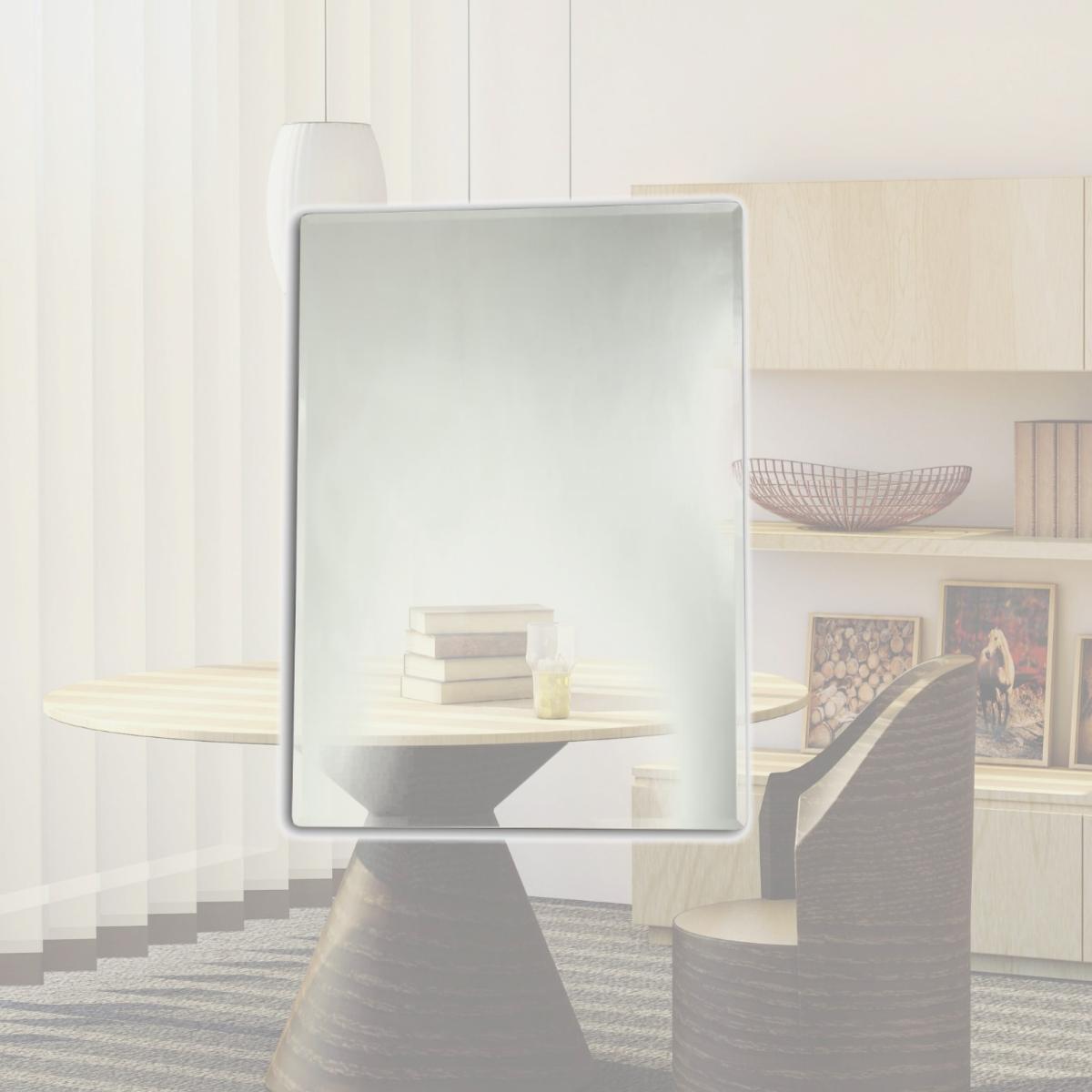 Picture of Chloe Lighting CH7M021SV24-FRT Goodwin Large Frameless Wall Mirror - 24 x 32 in.