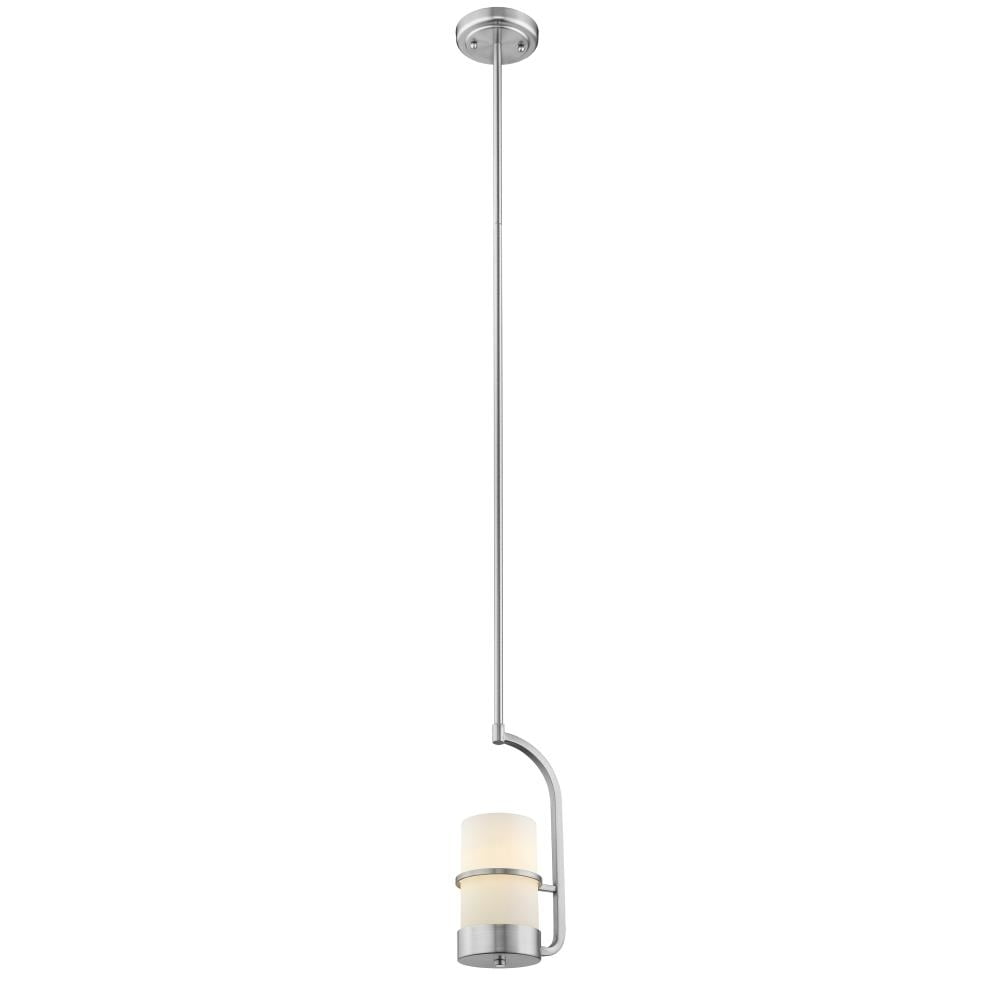 Ch2r001bn07-up1 Penelope Contemporary 1 Light Brushed Nickel Ceiling Mini Pendant - 7 In.
