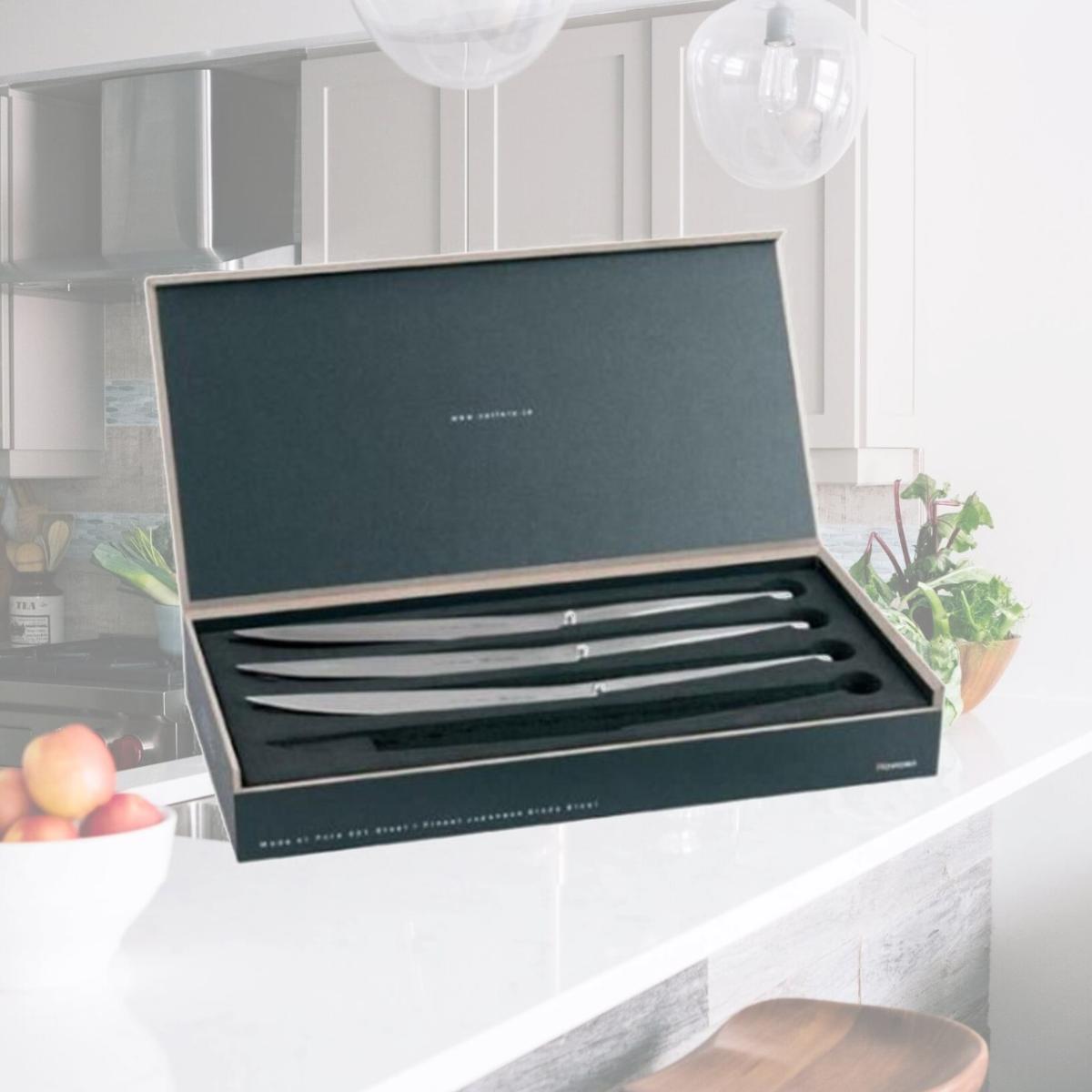 Picture of Chroma P16 Type 301 Designed By F.A. Porsche 5 in. Steak knives Set of 4 Pieces