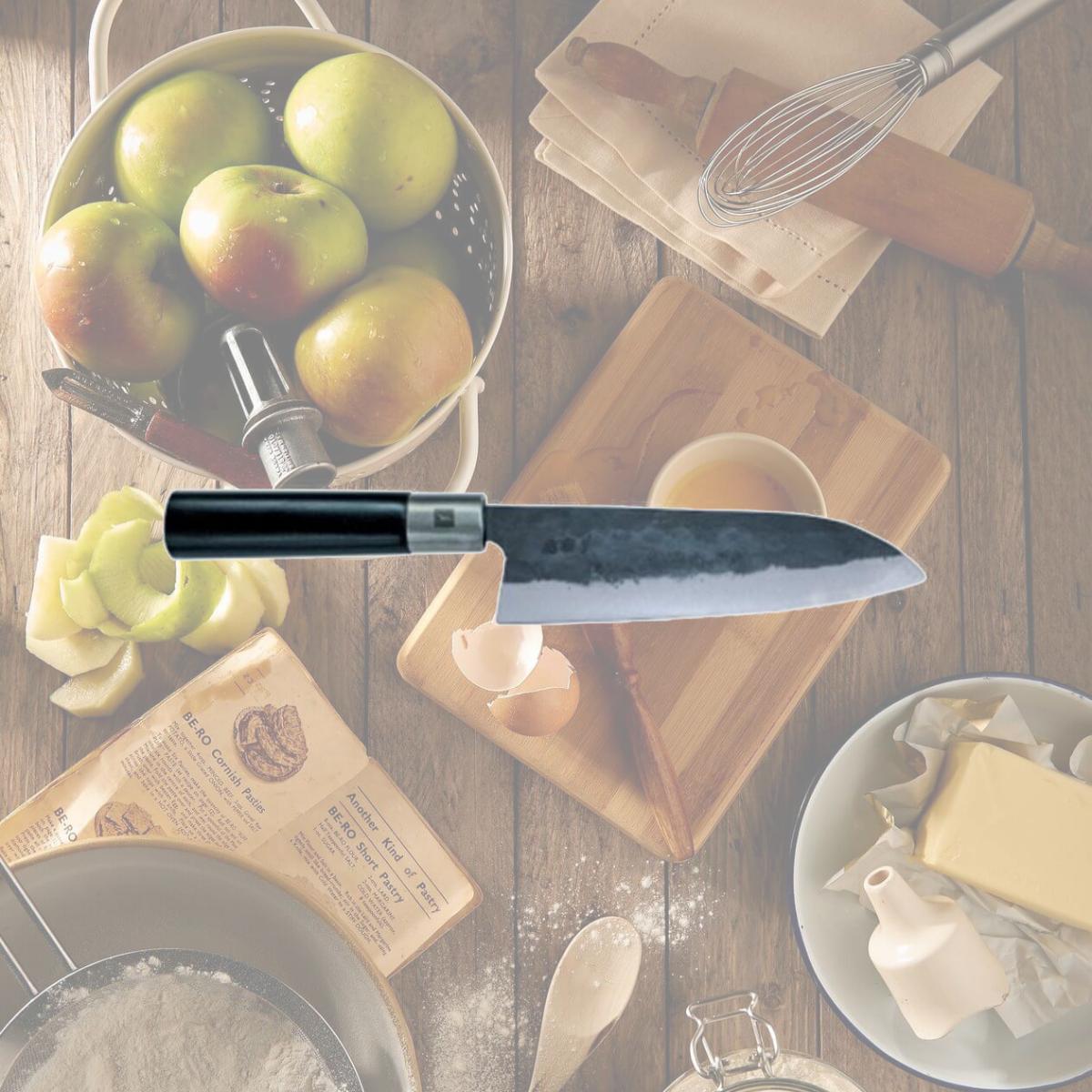Picture of Chroma B03 Haiku Kurouchi 6.75 in. Santoku Knife