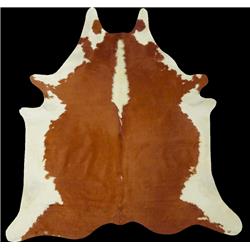 1001-14xl Hereford Brazilian Cowhide Rug - Extra Large