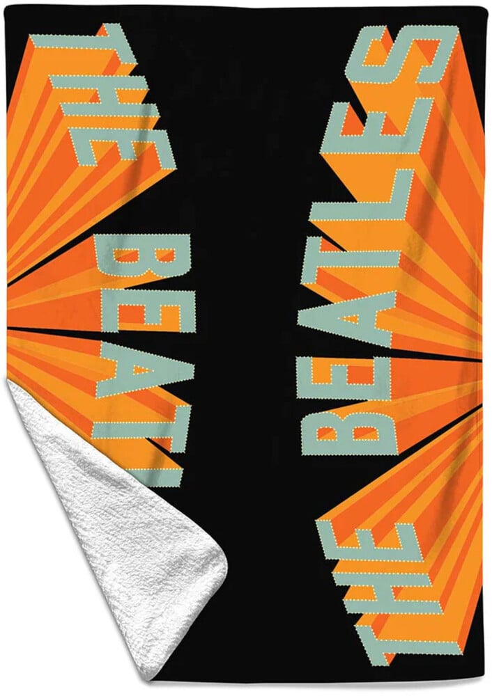 5061098716650 The Beatles 70s Logo Throw Blanket - 50 x 60 in.