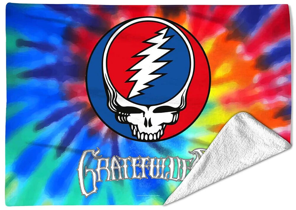 5061098716827 Grateful Dead Tie-Dye Throw Blanket - 60 x 80 in.