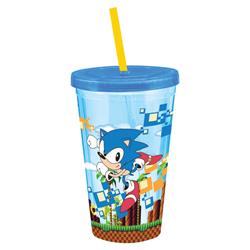 733966096465 18 Oz Sonic The Hedgehog Acrylic Travel Cup