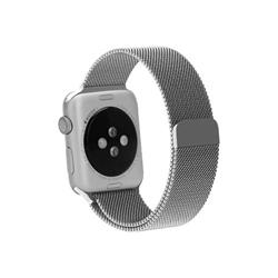813125028015 38 Mm Silver Mesh Band Metal Magnetic Clasp For Apple Watch