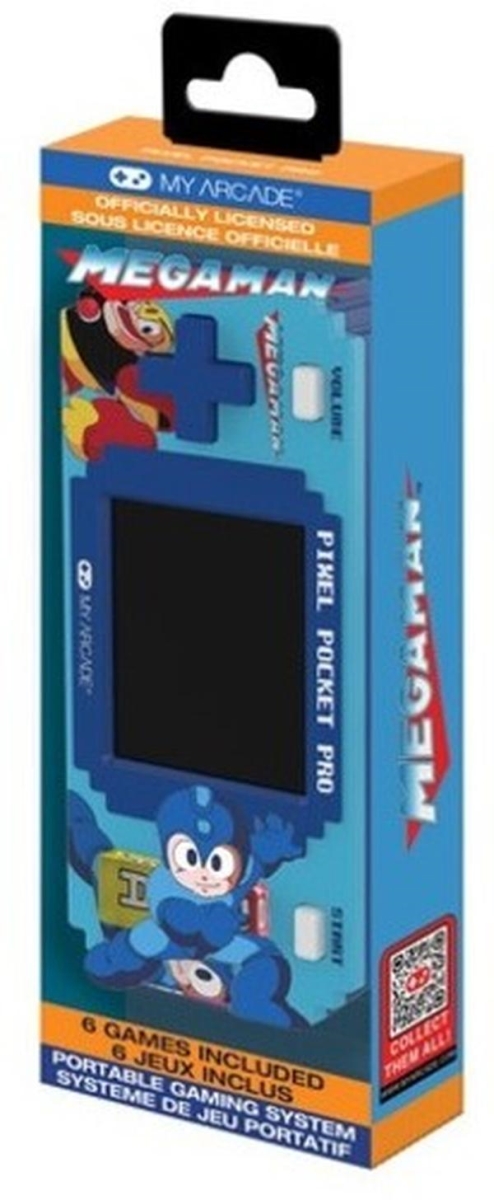 My Arcade 845620071401 DGUNL-7140 Mega Man Pixel Pocket Pro Portable Handheld Gaming System