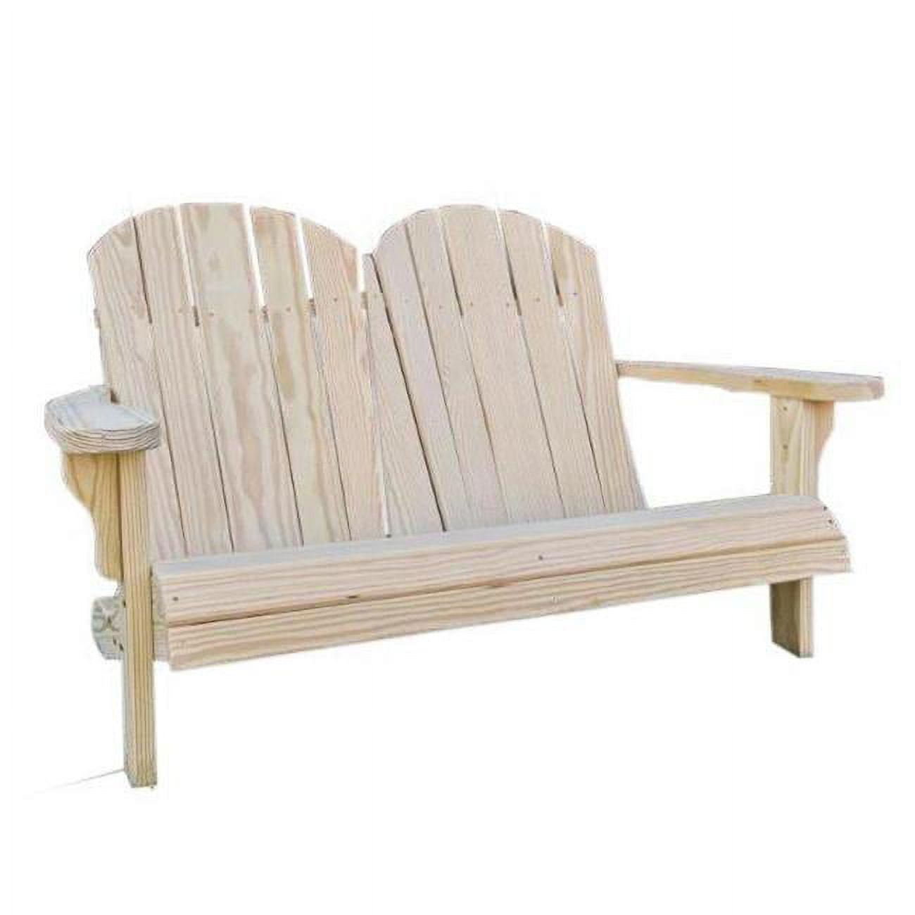 Fpb48adcvd 53 In. Treated Pine Low Curveback Garden Bench