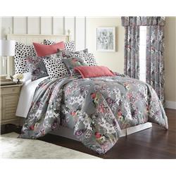 Birds In Bliss Non Reversible Comforter Set - Super Queen Size