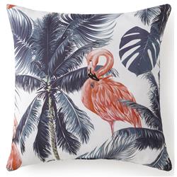 20 X 20 In. Flamingo Palms Square Cushion