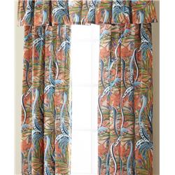 Tropical Bloom Tailored Valance