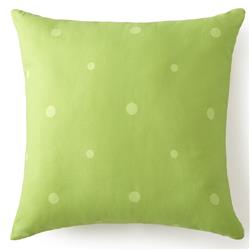 20 X 20 In. Tropic Bay Square Cushion - Green Polka Dot