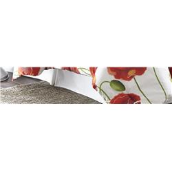 18 In. Drop Poppy Plaid Bedskirt - California King Size