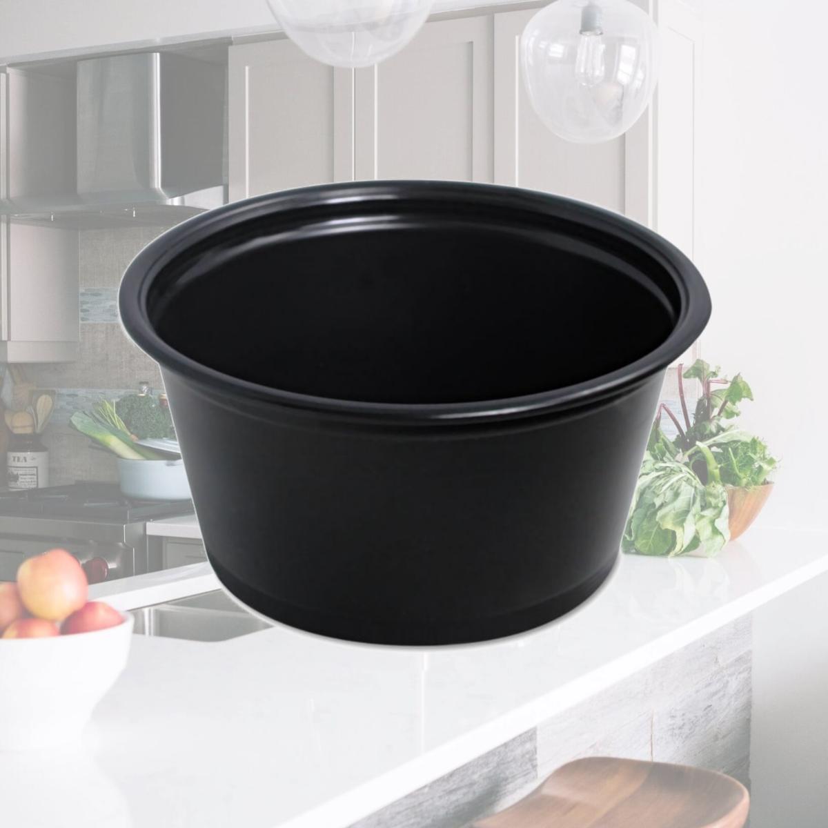 Picture of Dart 200PCBLK Black Portion Container 2500 cs
