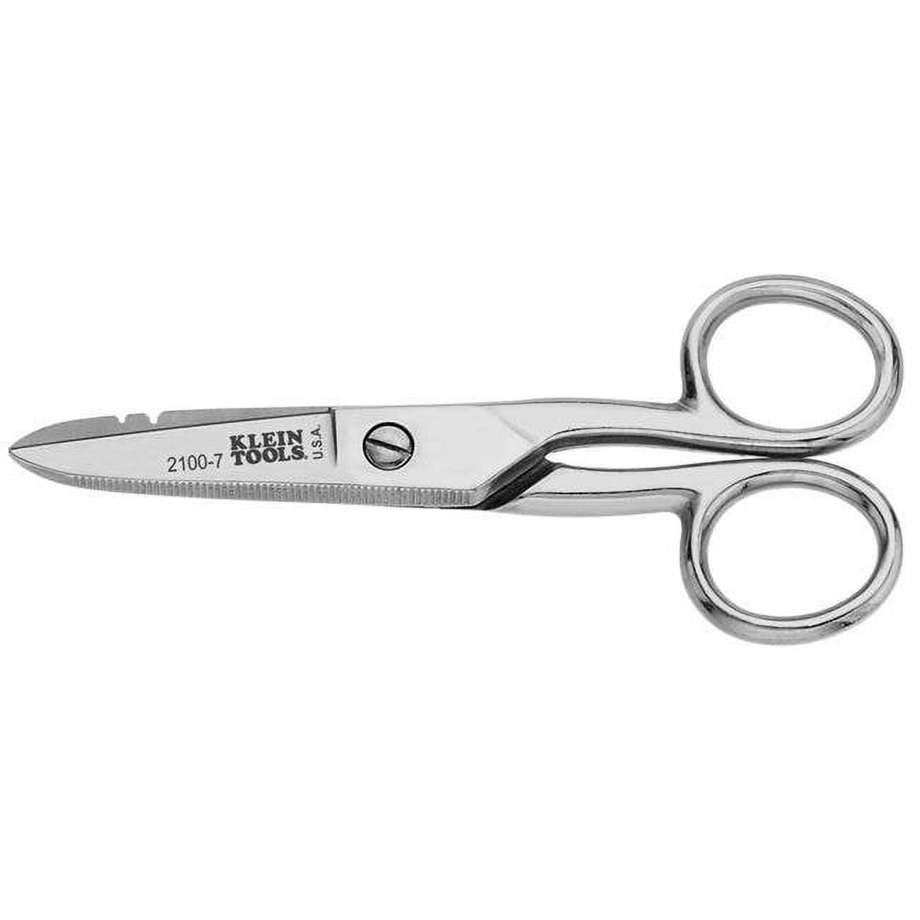 2100-7 Electrician S Scissors - Stripping Notches