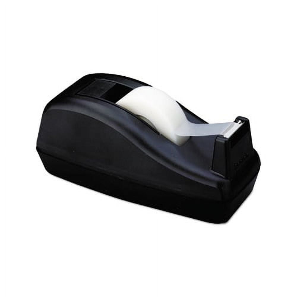 Office Products Deluxe Desktop Tape Dispenser, 1in. Tapes- Black