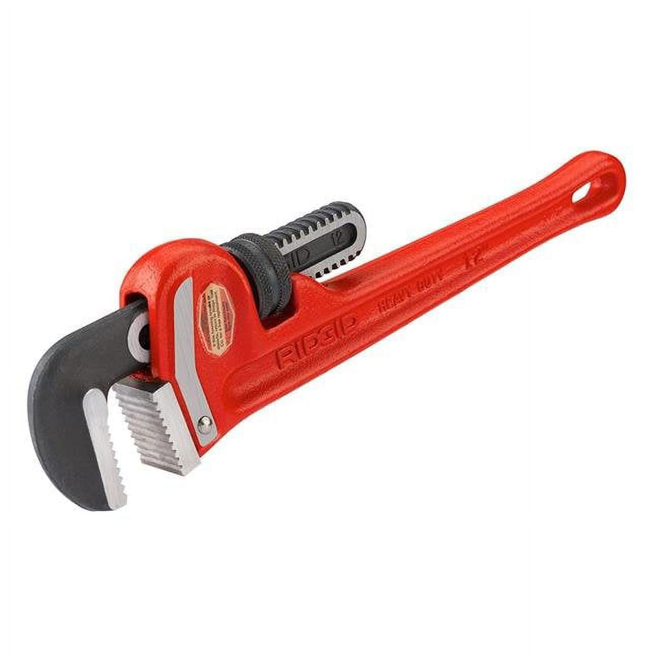31015 Heavy-duty Straight Pipe Wrench, 12 In. Plumbing Wrench