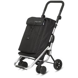 24910dch-211 25.2 In. Go Up Shopping Trolley, Black