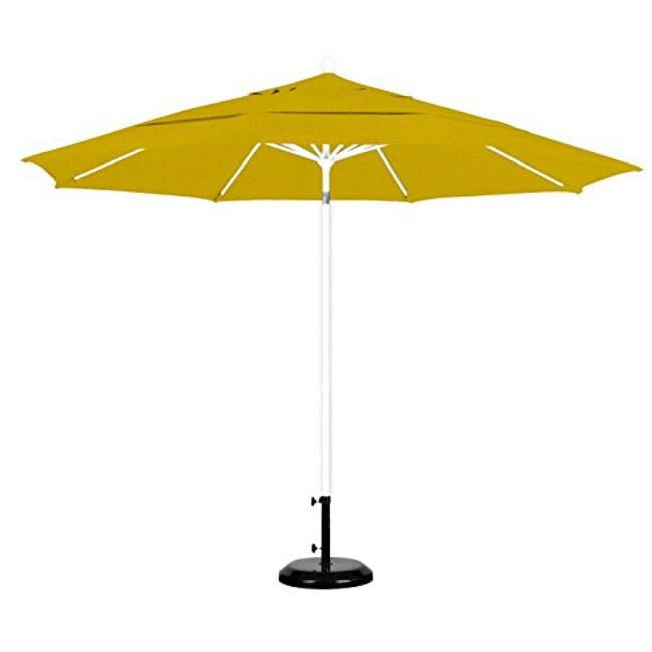 Alto118170-5457-dwv 11 Ft. Fiberglass Double Wind Vent Market Umbrella Sunbrella Fabric, Sunflower Yellow