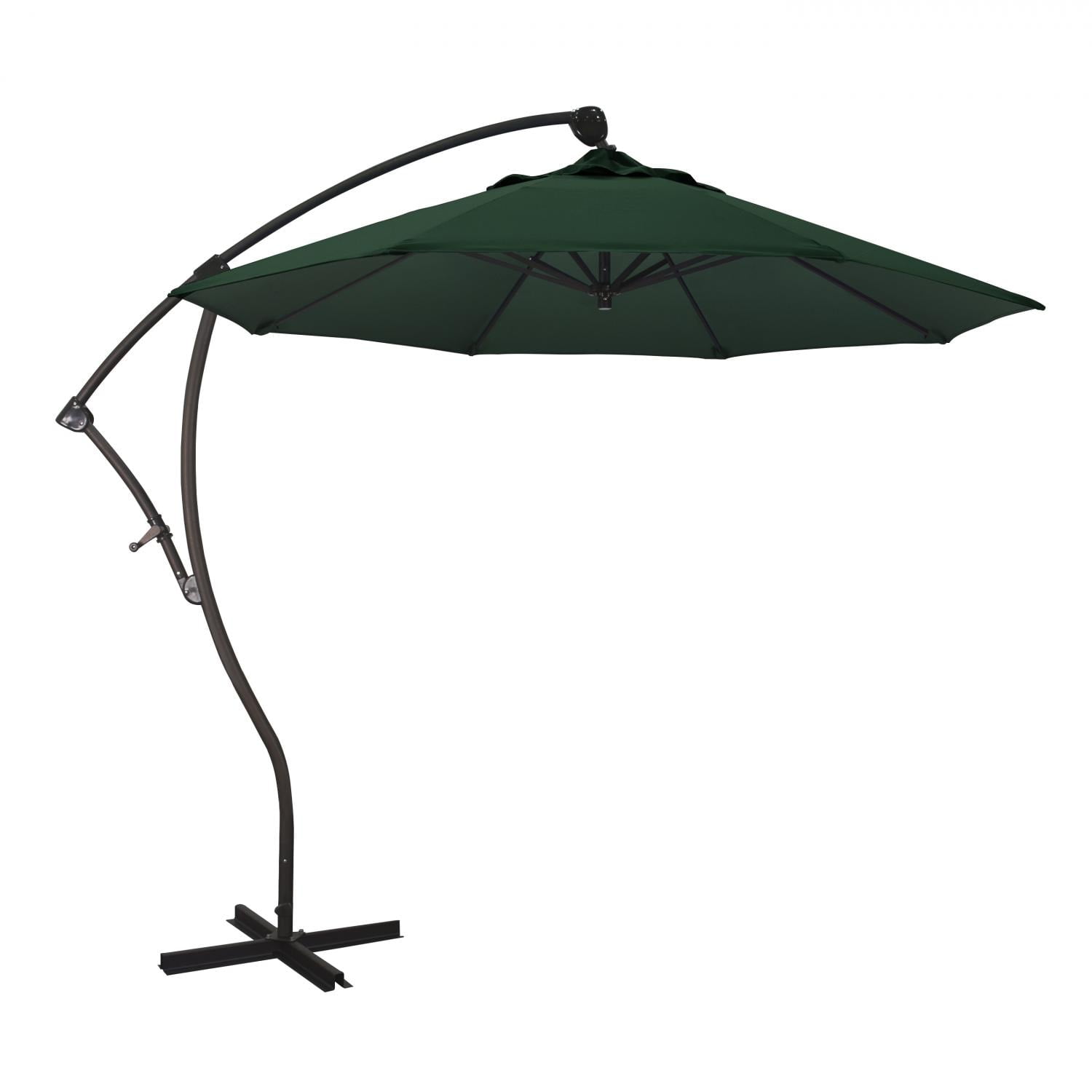 Californiaumbrella Ba908117-f08 Cantilever Umbrella, Hunter Green - 9 Ft. X 8 Ribs
